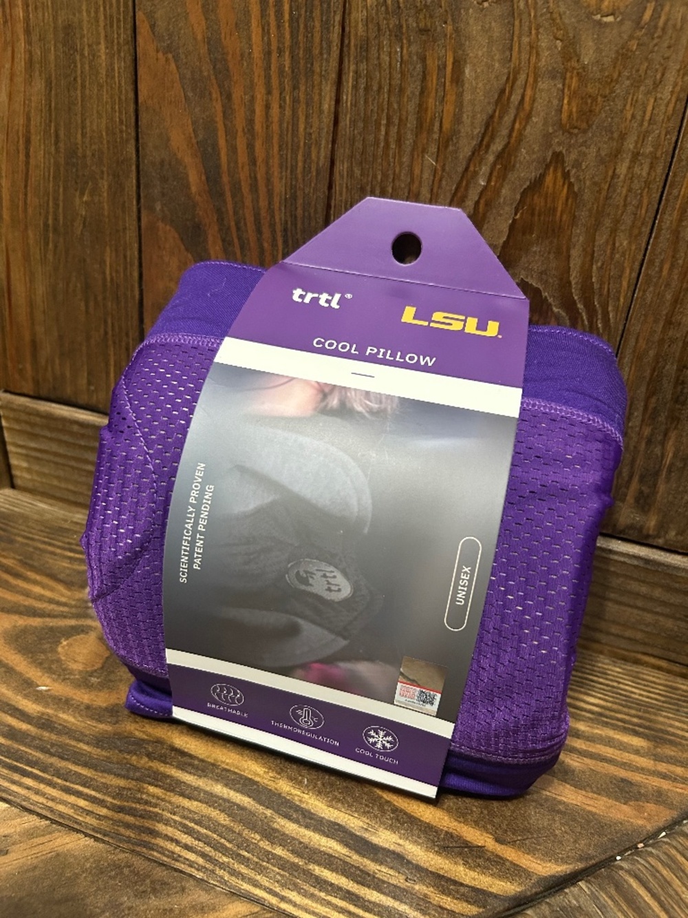 TRTL Cool Travel Pillow LSU